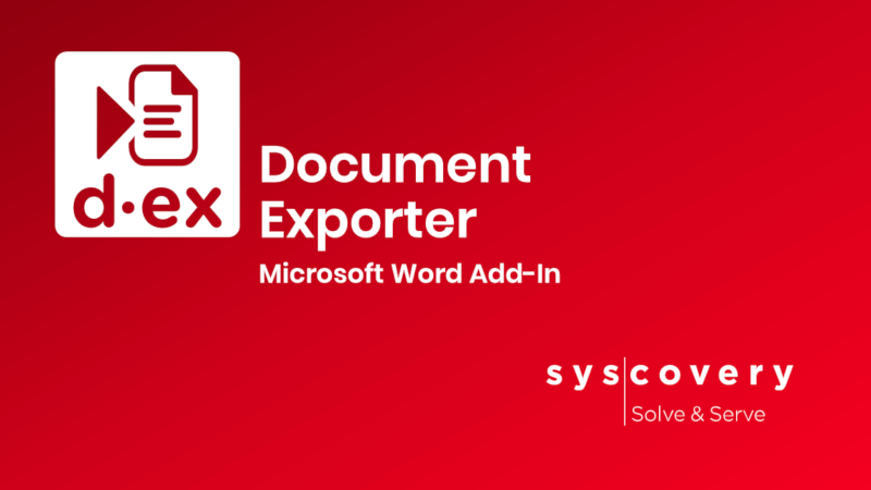 Document Exporter Word Add-In